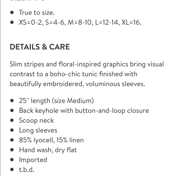 Free People Indigo Dreams Embroidered Tunic - Picture 7 of 7